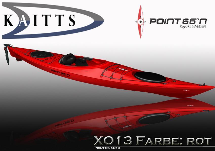 Kajak XO13 von Point65 Tourenkajak Wanderkajak Kajak mit Skeg und